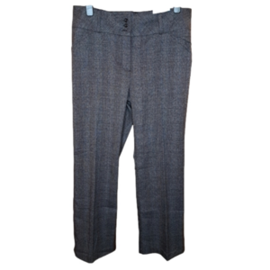 Reitmans • Grey & Black Plaid Pants • Boot Cut • Size 13 • NWT